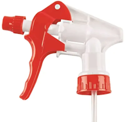 TRIGGER SPRAYER, GENDERAL PURPOSE, ADAMAX, 12.25", 9 7/8" TUBE, RED/WHITE LARGE